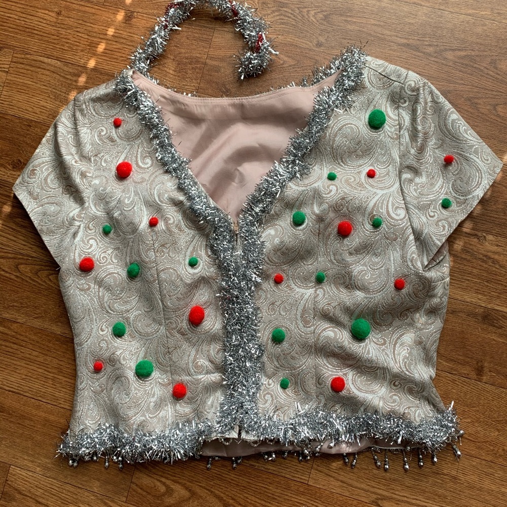 Ugly Christmas Sweater Vest size 12
